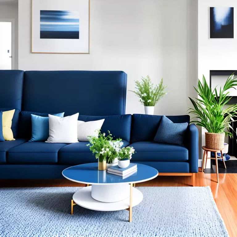 Arte em Azul Celeste: A Cor na Decoração Moderna