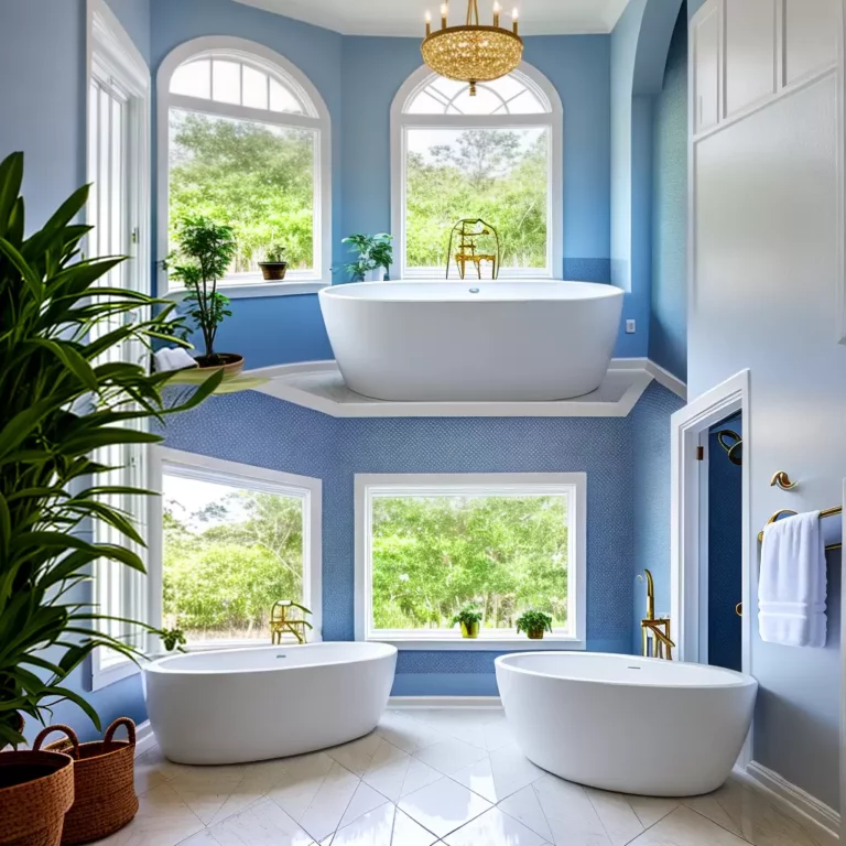 Azul Royal: Um Toque de Realeza na Decoração do Banheiro