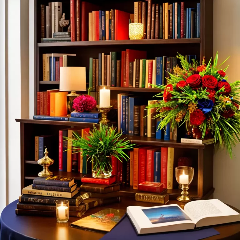 Decoração temática para festa de lançamento de livro