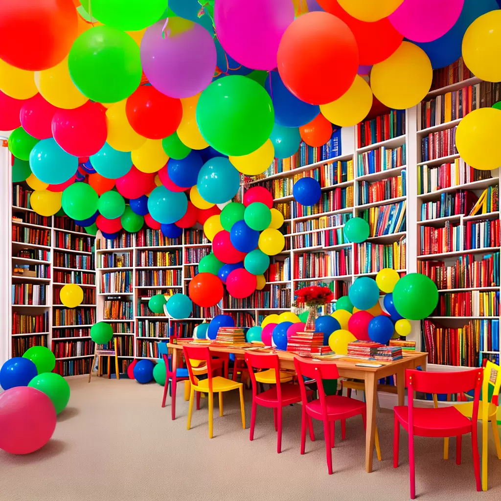 Fotos estante festa livros decoracao tipo
