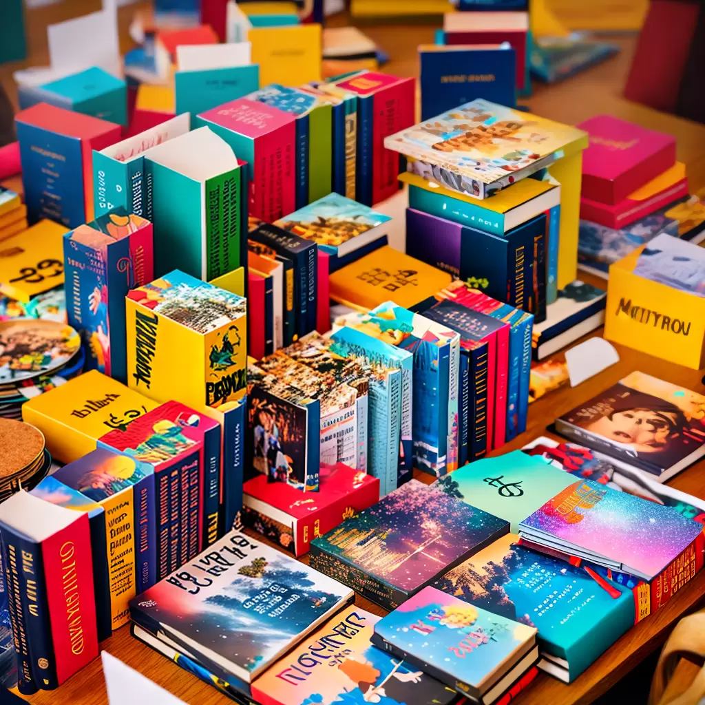 Fotos festa tema livros criativa colorida