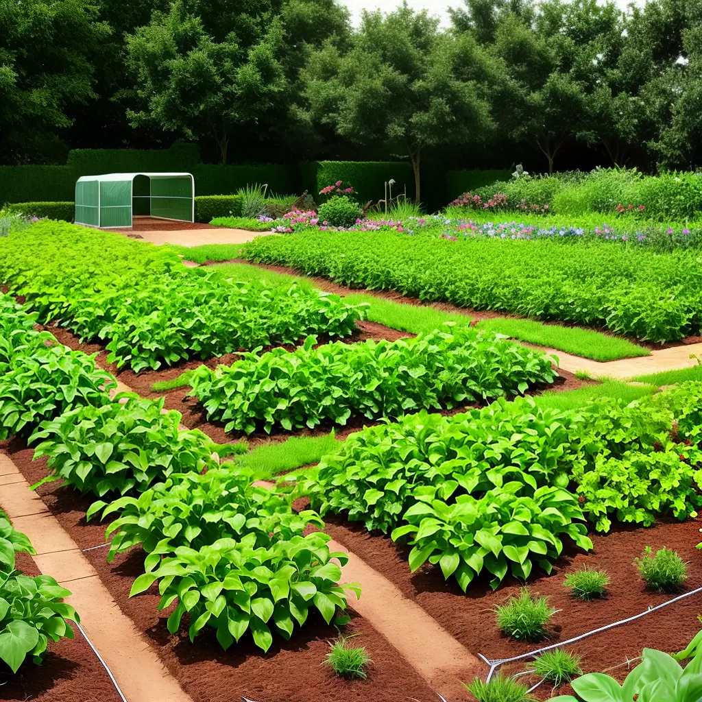 Fotos irrigacao gotejamento plantas agua