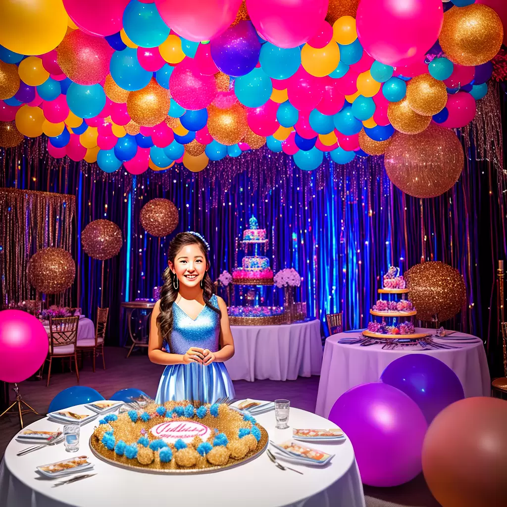 Fotos bat mitzvah menina festa decoracao