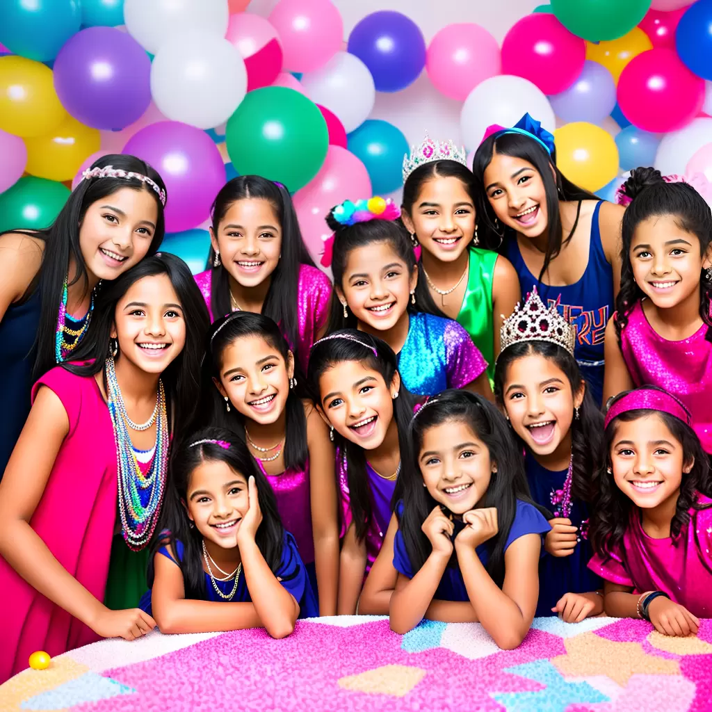Fotos amigas diversidade batmitzvah decoracao