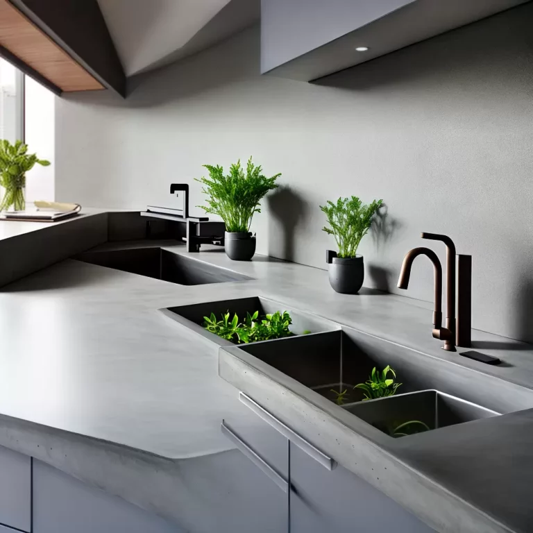 Balcões de Cozinha de Concreto: Tendências de Decoração para 2023