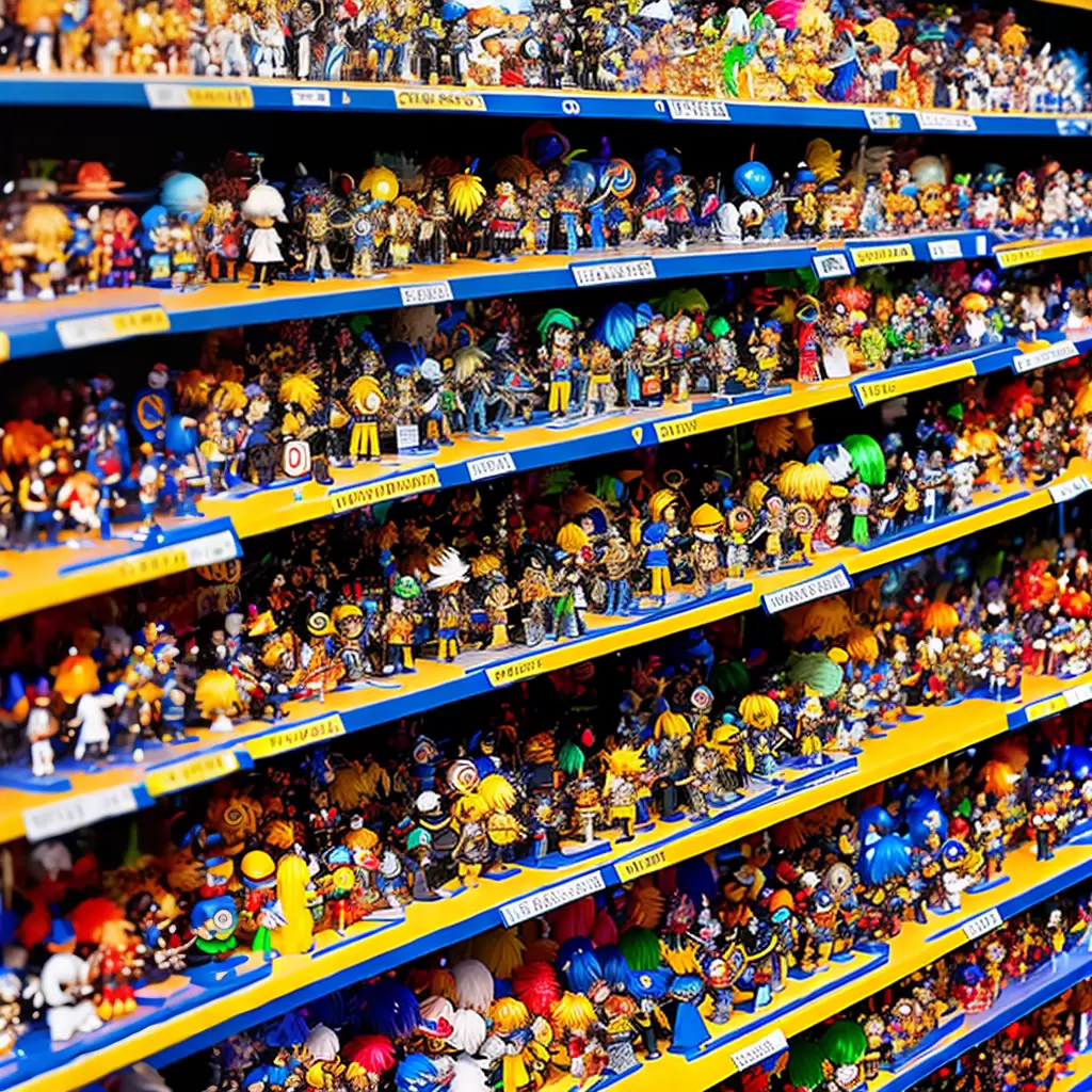 Fotos figuras anime detalhadas populares