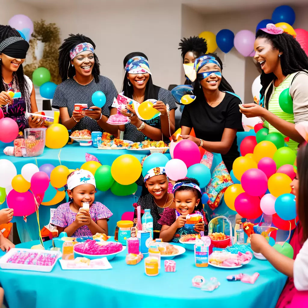 Fotos cha bebe amigas jogo comida bebe