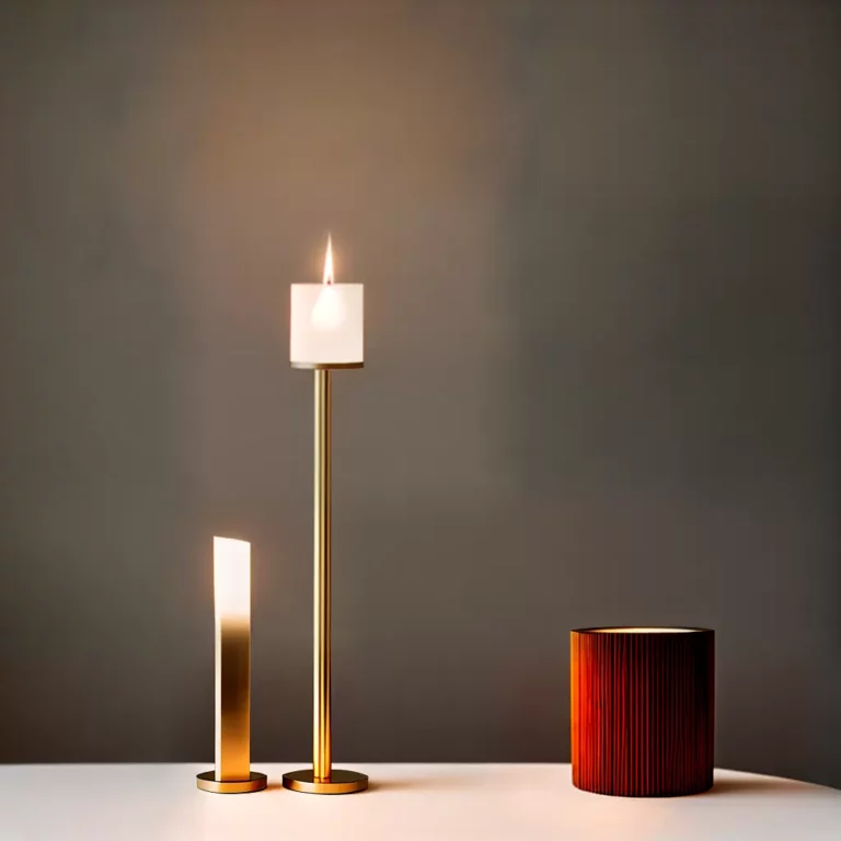 Candelabros minimalistas: simplicidade e beleza na iluminação de ambientes