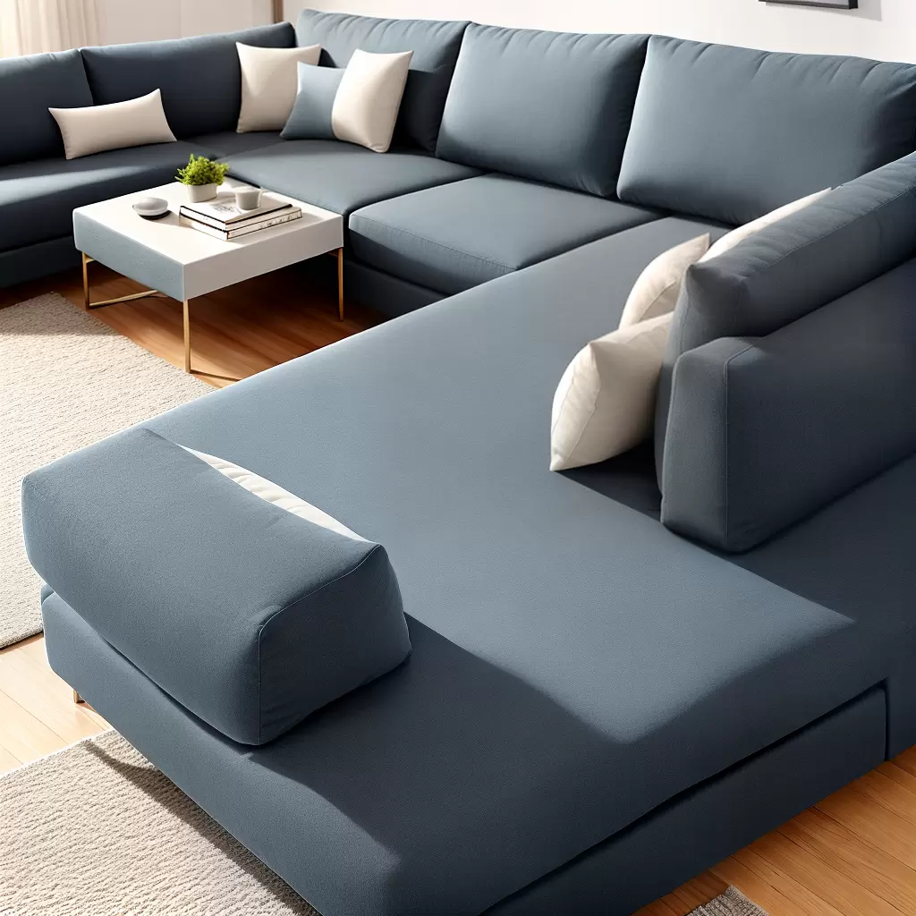 Fotos sofa canto chaise moderno conforto