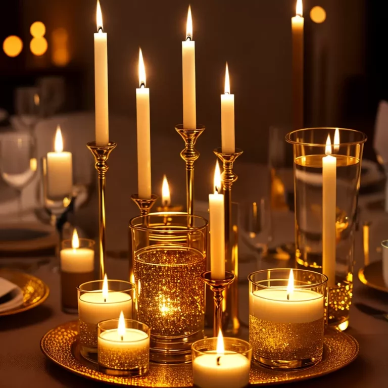 Candelabros de vidro: transparência e brilho para uma atmosfera encantadora
