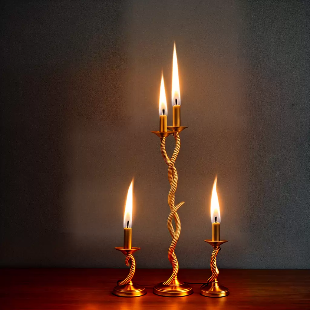 Fotos candelabro metal madeira luz sombra