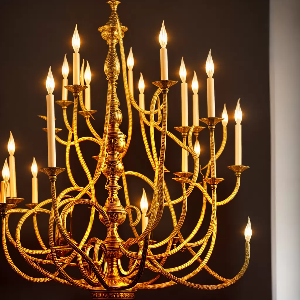 Fotos candelabro escultural iluminando ambiente sombra luz