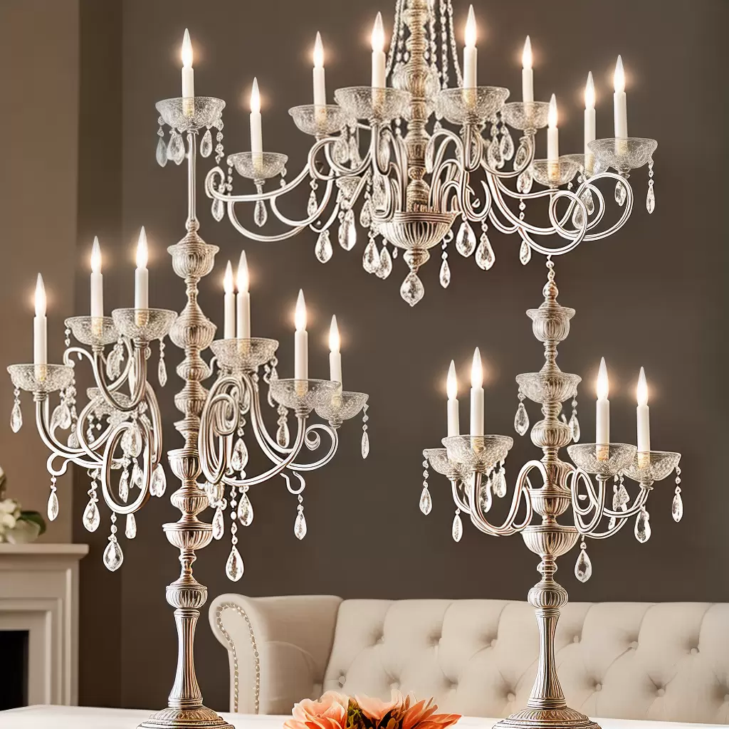 Fotos candelabro prata mesa jantar elegancia
