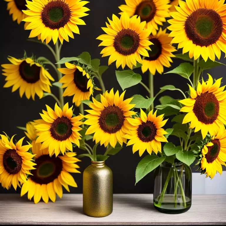 Girassóis e Decoração Sustentável: Como Combinar