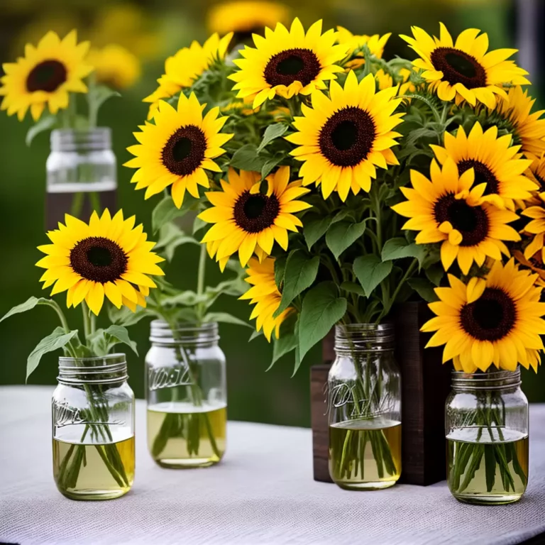 Girassóis na Decoração de Eventos: Crie um Ambiente Alegre e Acolhedor