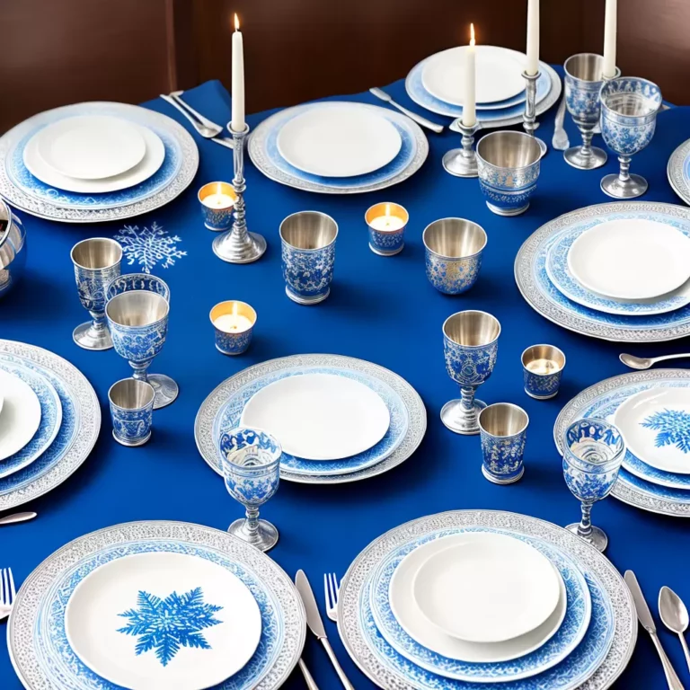 Decoração de Hanukkah: dicas para uma mesa festiva