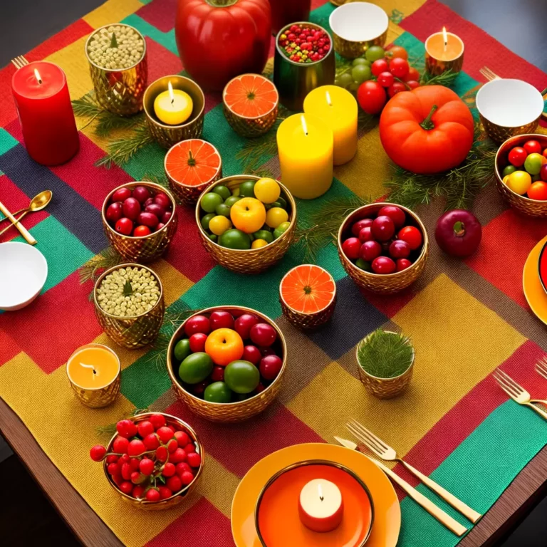 Como fazer a decoração de mesa para a festa de Kwanzaa
