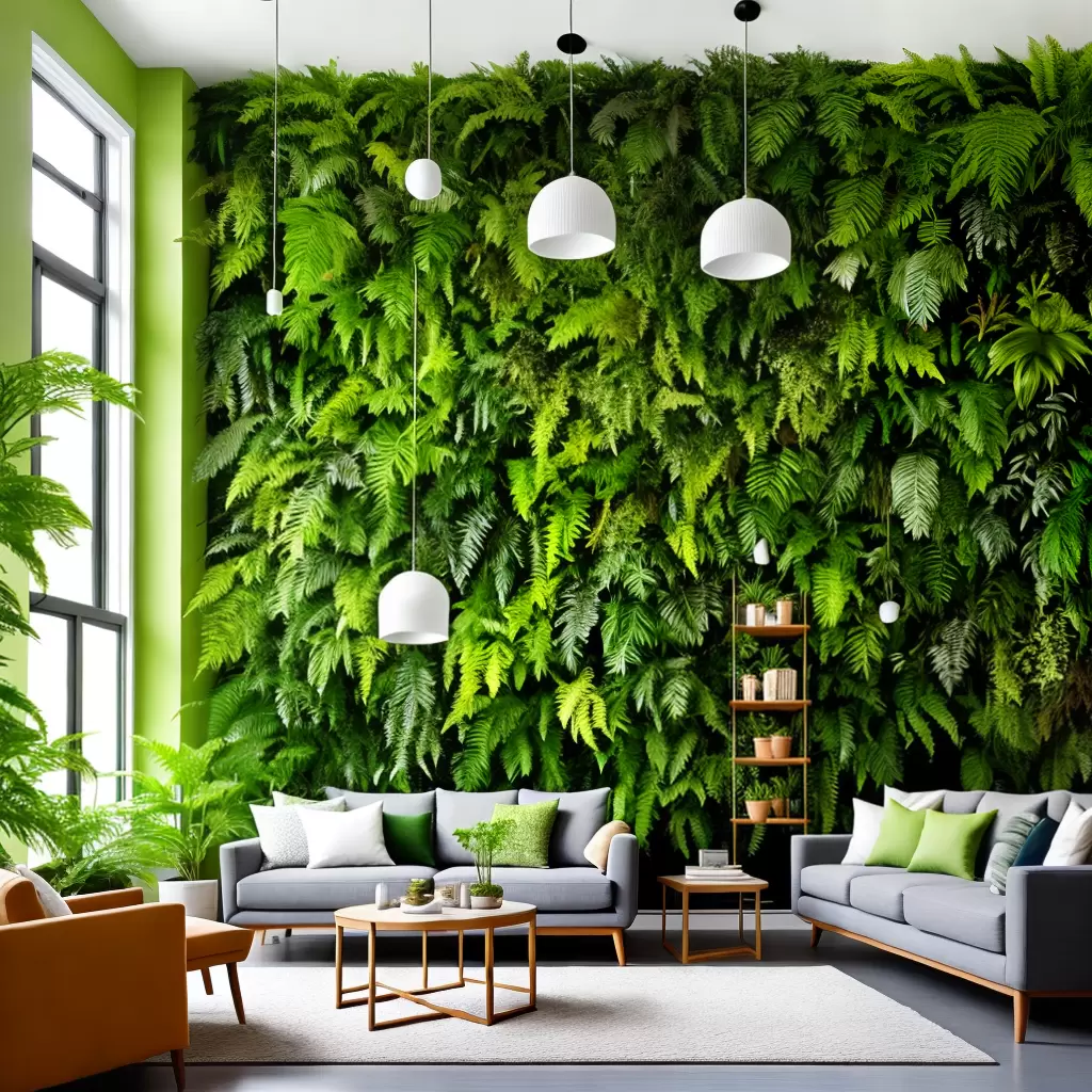 Fotos sala selva plantas verdes