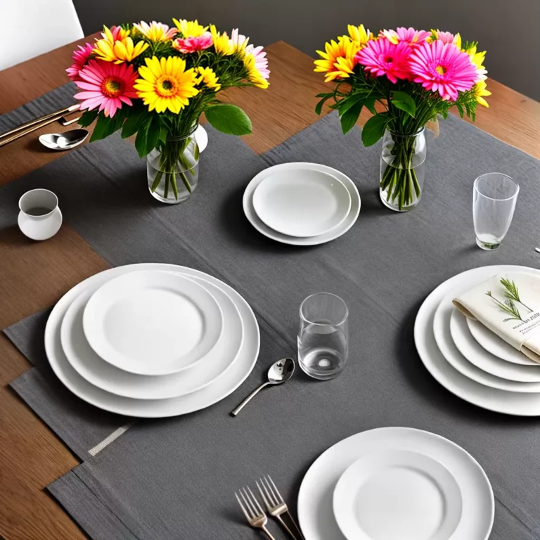 Como Organizar a Mesa de Jantar com 4 Cadeiras para Maximizar o Espaço