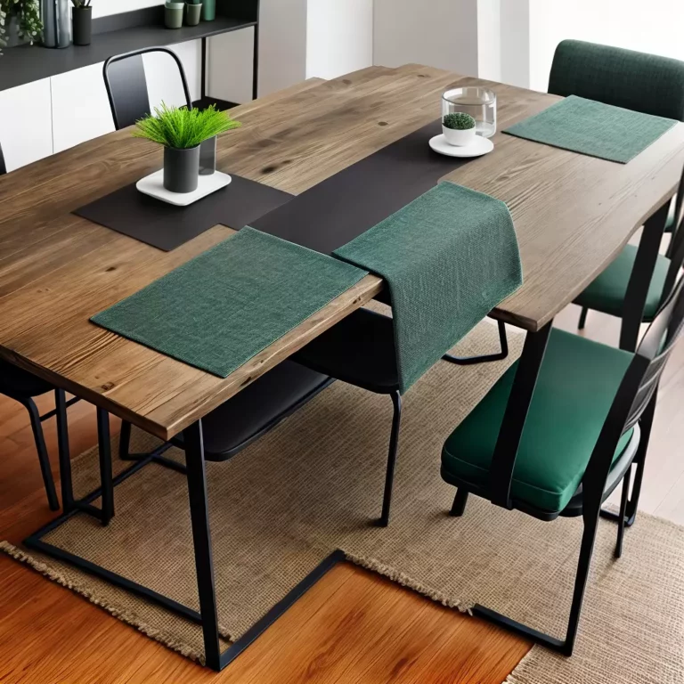 Dicas para Combinar a Mesa com as 4 Cadeiras: Texturas, Cores e Materiais