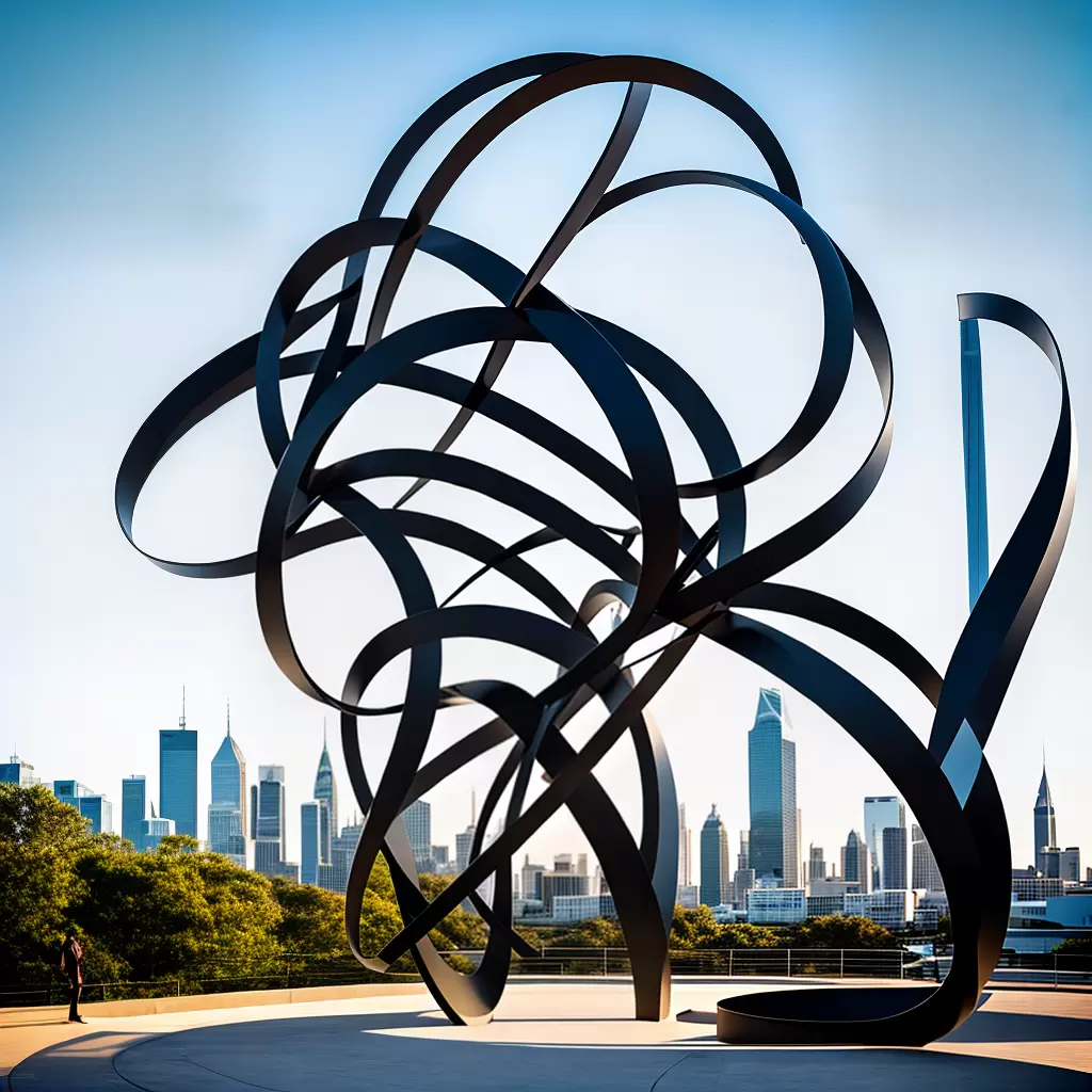 Fotos escultura cidade movimento energia