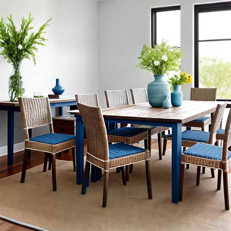 Dicas para Combinar a Mesa com as 6 Cadeiras: Texturas, Cores e Materiais