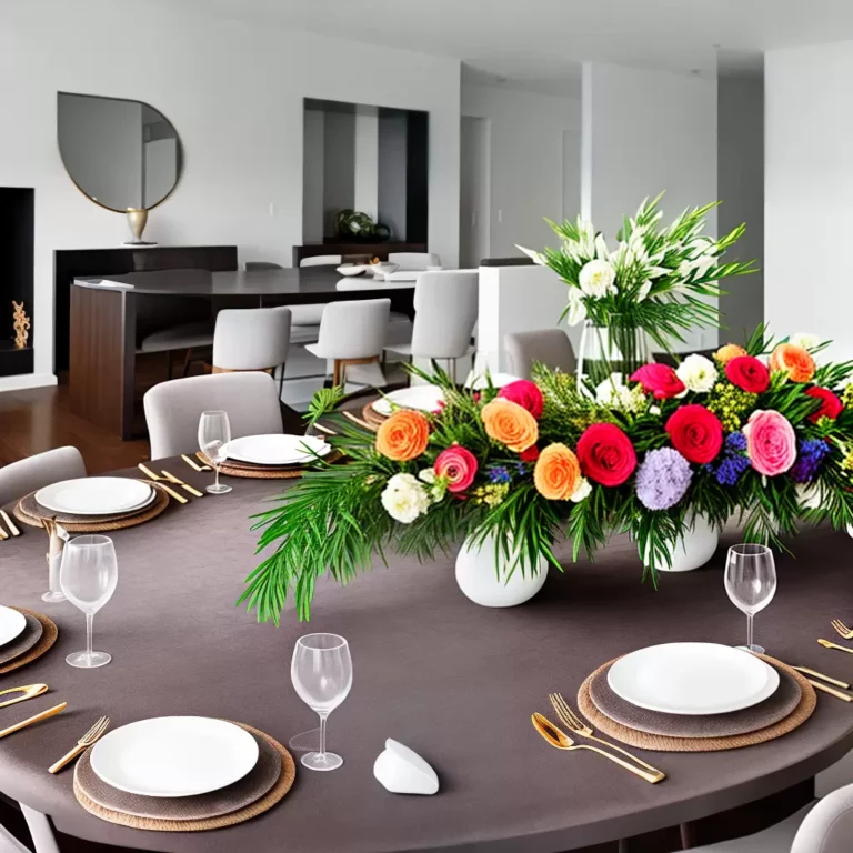 Tendências de Decoração para Mesas com 6 Cadeiras em 2023