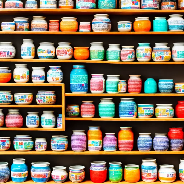 Jarras com estampas e padrões: um toque de personalidade na decoração