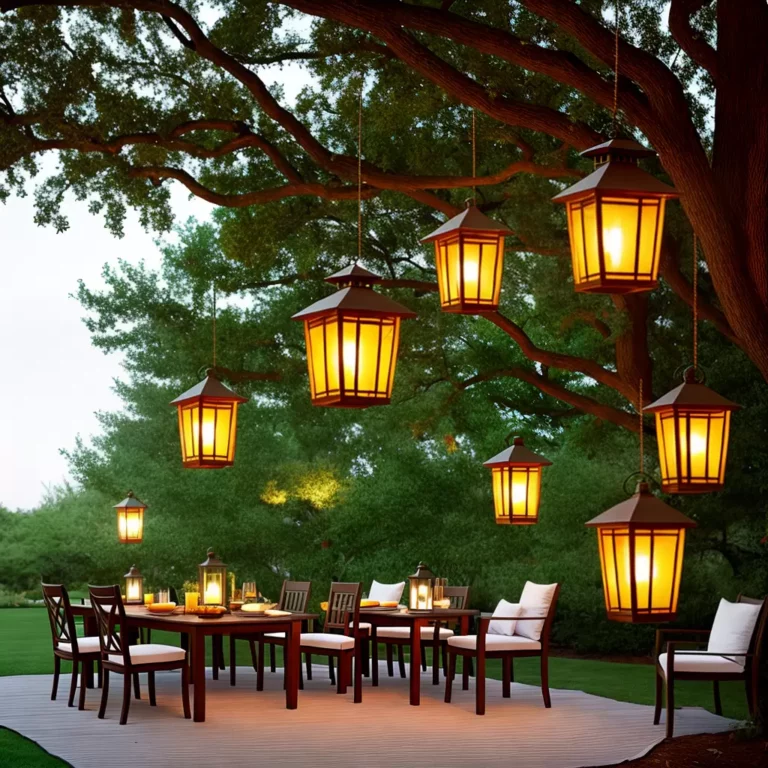 Lanternas decorativas para áreas externas: criando ambientes aconchegantes