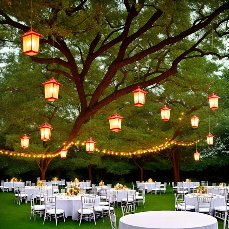 Lanternas decorativas em eventos: ideias para festas e celebrações