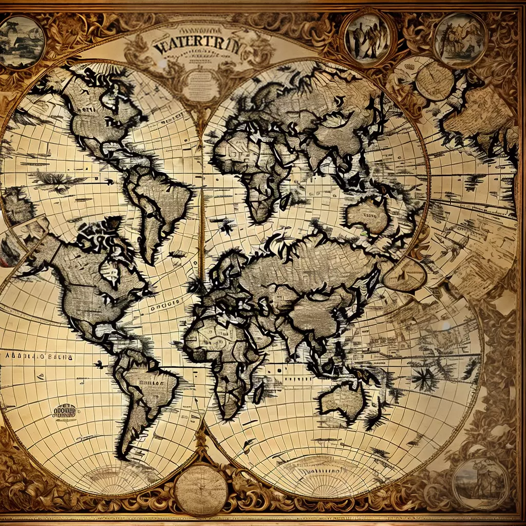 Fotos mapa antigo mundo ilustracoes magnifier