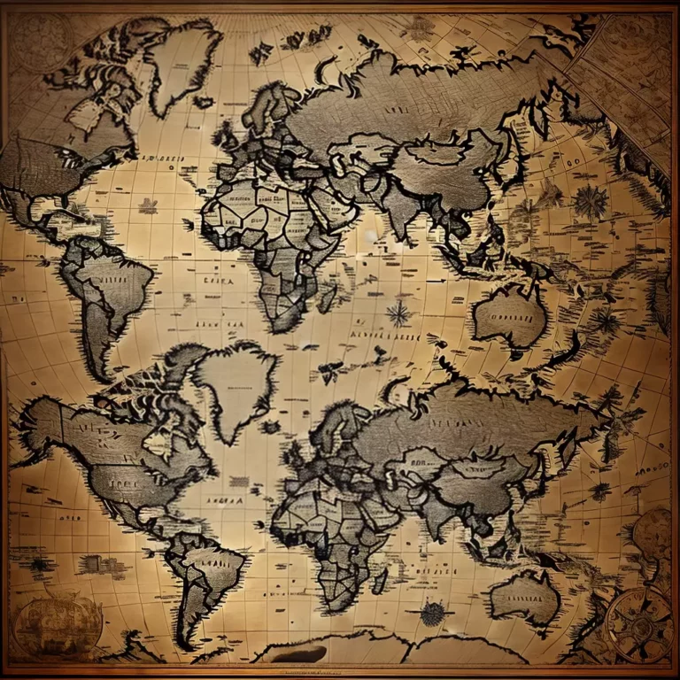 Mapas antigos em quadros e painéis: arte e história nas paredes
