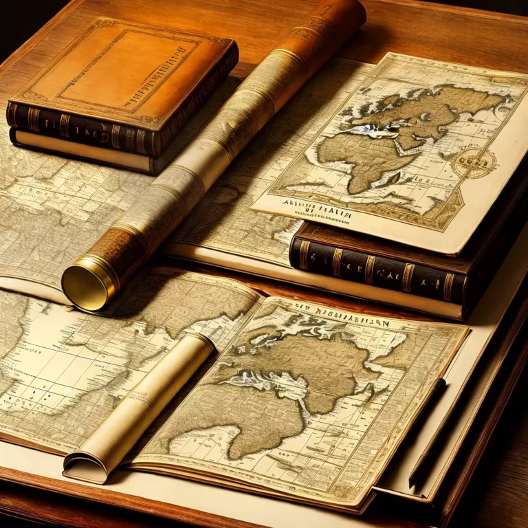 Mapas antigos em móveis e objetos decorativos: detalhes que contam histórias
