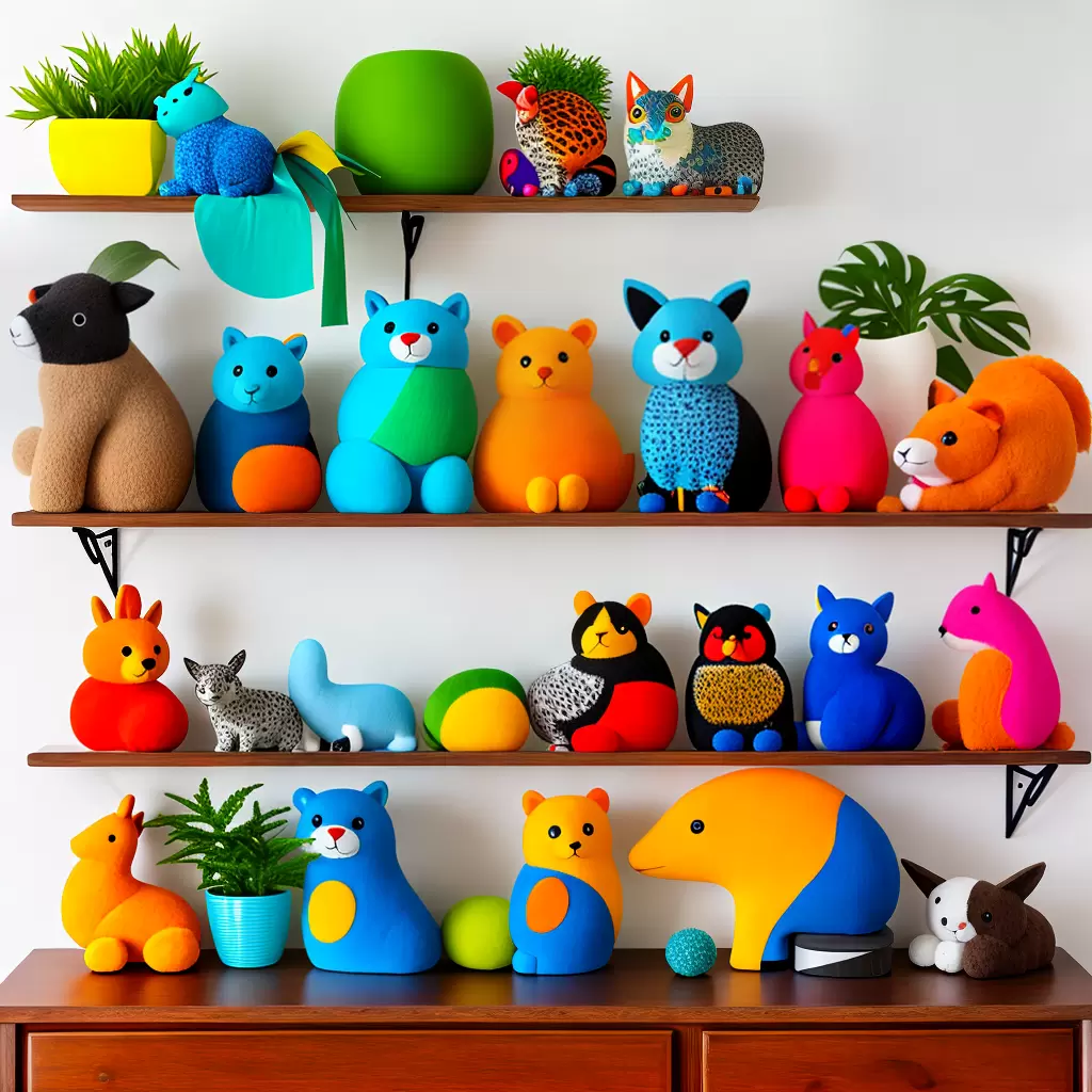 Fotos decoracao animais estofados artesanato