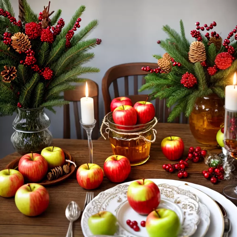 Como usar maçãs e mel na decoração de Rosh Hashanah