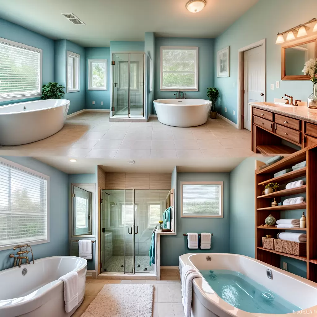 Fotos banheiro luxuoso jacuzzi toalhas candle champagne