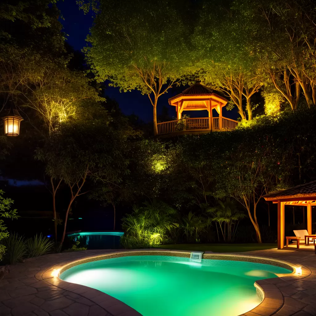Fotos jacuzzi luxo jardim lanterna