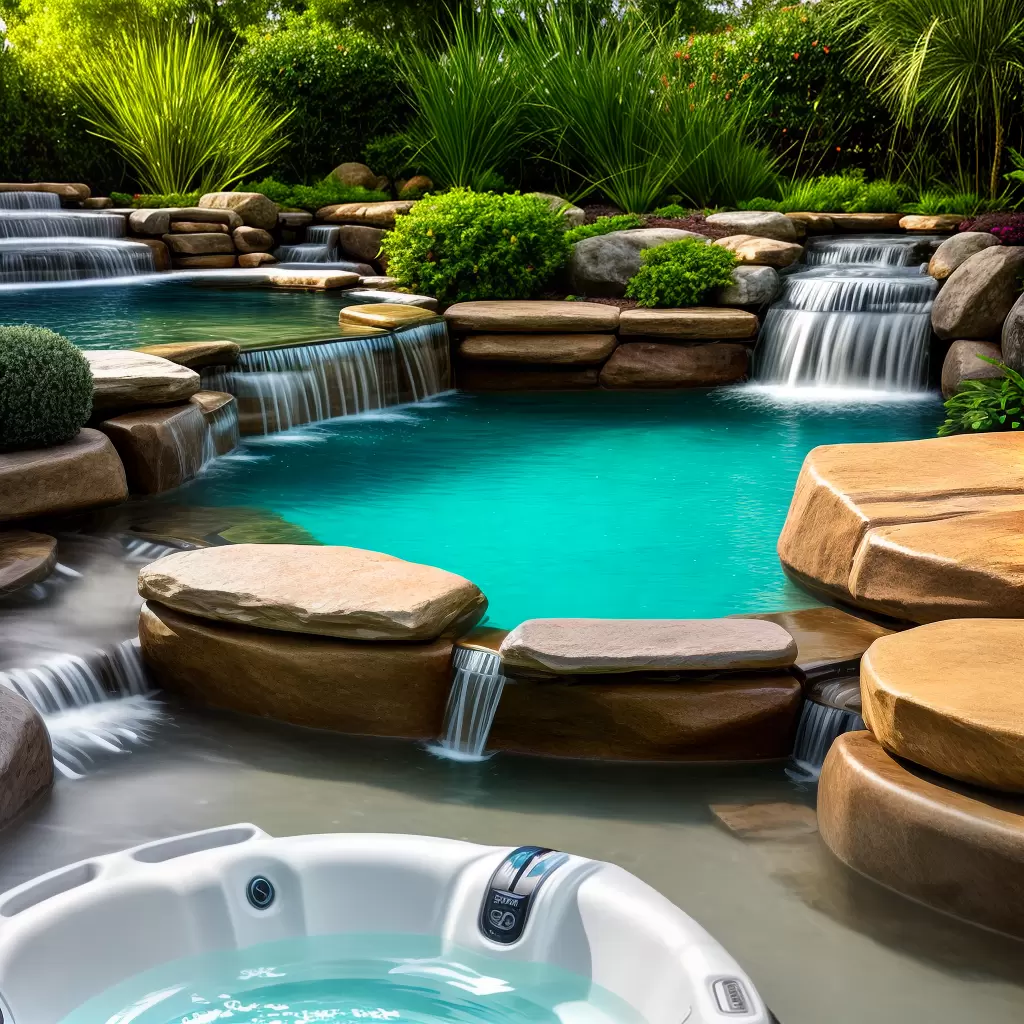 Fotos iluminacao jacuzzi ambiente