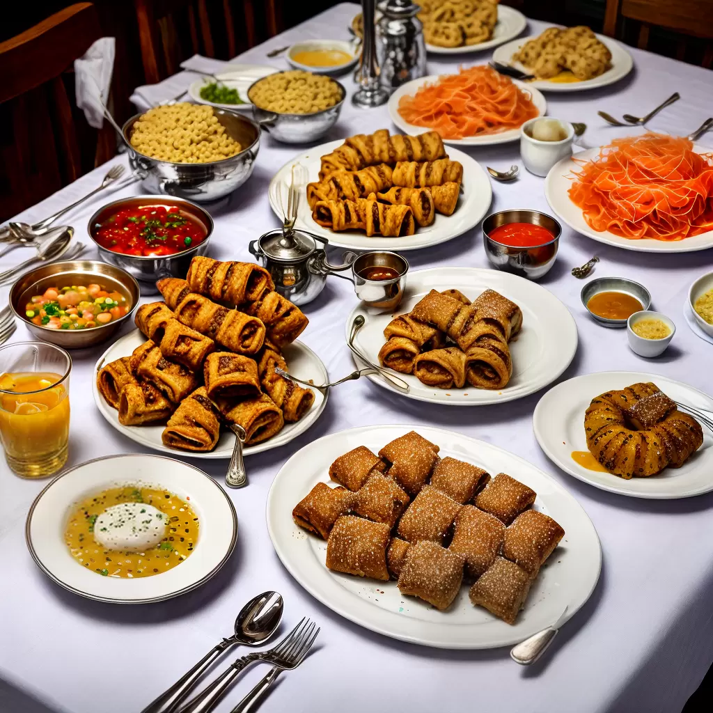 Fotos jejum familia amigos matzo salmao rugelach
