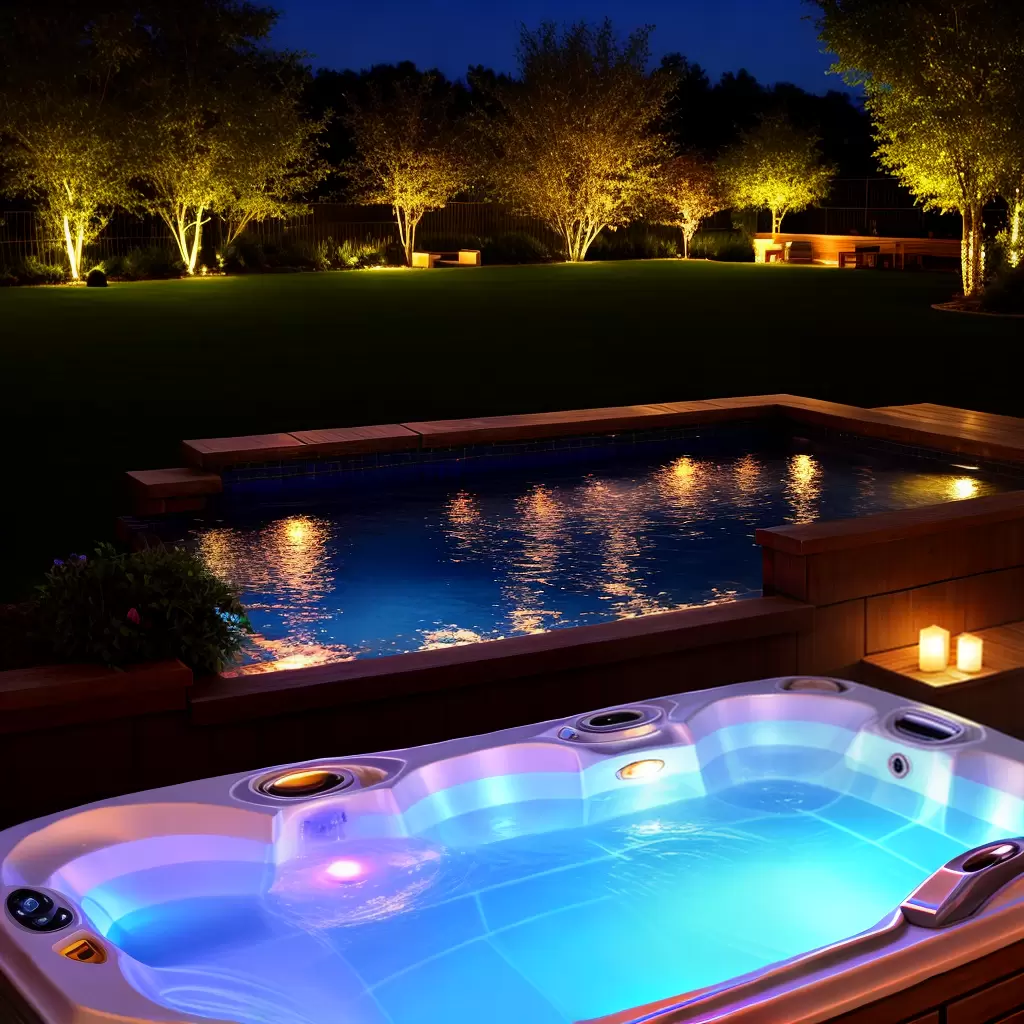 Fotos jacuzzi decorado luzes flores festa Fotos jacuzzi decorado luzes flores festa