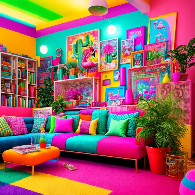 Mergulhando no universo colorido do estilo kitsch