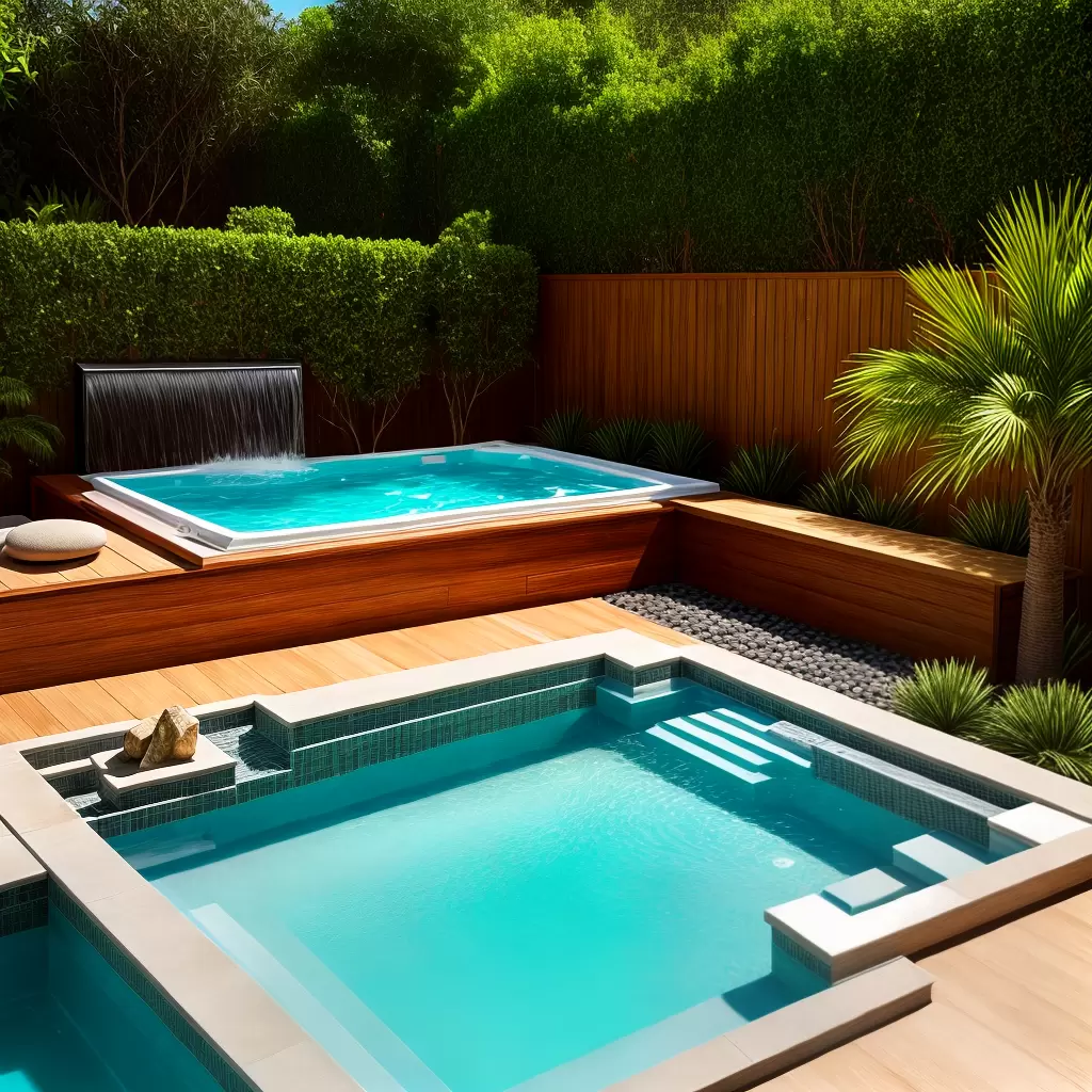 Fotos jacuzzi luxo pedras revestimento