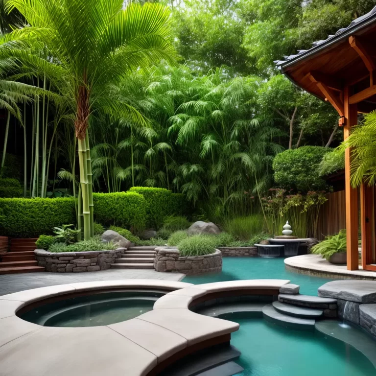Criando um espaço zen: Elementos decorativos para embelezar a área da sua jacuzzi