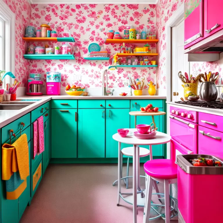Decoração kitsch para cozinhas: uma explosão de personalidade
