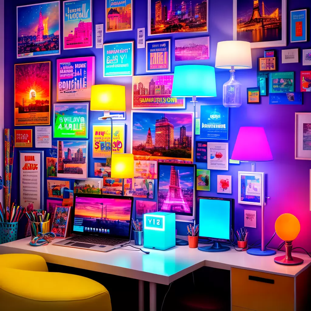Fotos decoracao kitsch escritorio lampada telefone