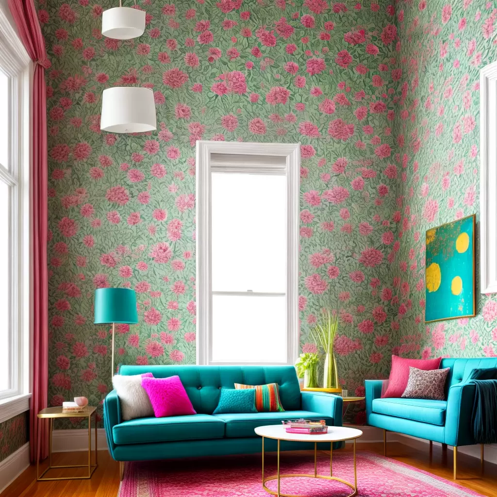 Fotos decoracao colorida estampas ousadas