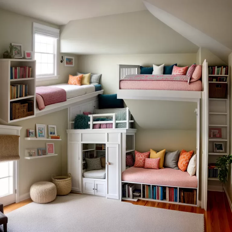 Utilizando bicamas para criar um espaço de leitura acolhedor
