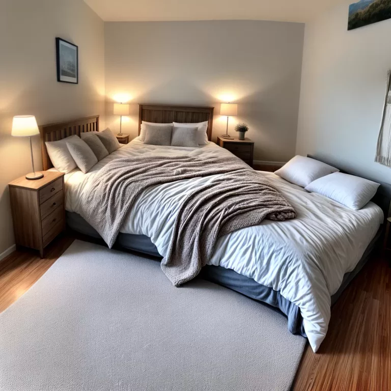 Ajustando a iluminação do quarto para destacar a sua bicama