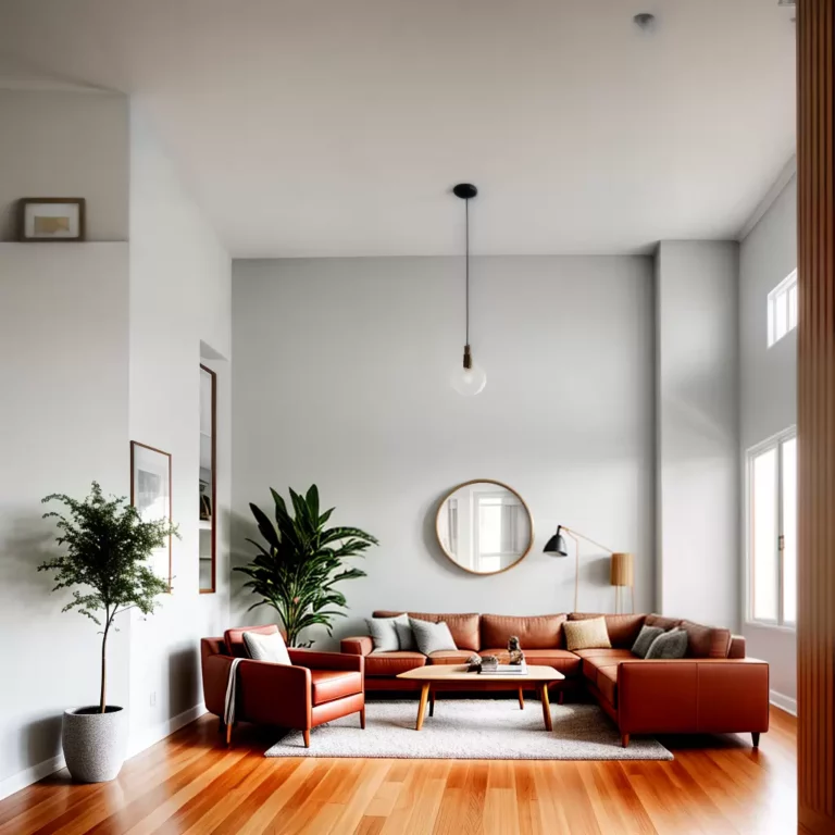 A arte de posicionar espelhos redondos para maximizar a luz natural