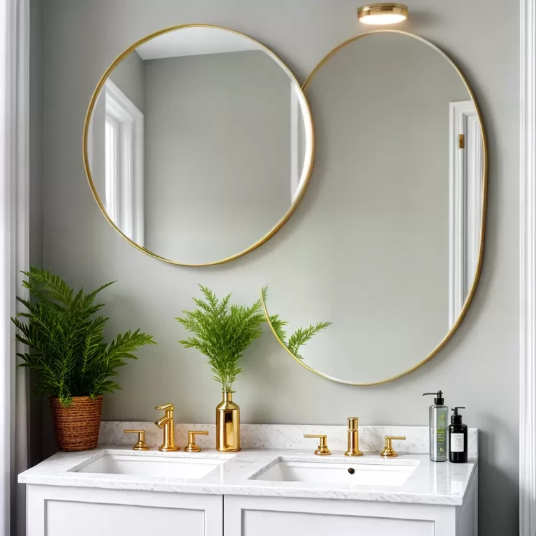 Decoração com espelhos redondos: Ideias para o banheiro